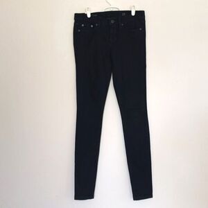 NWT J. Crew Leggy Denim Dark Indigo Wash Skinny Jeans Jeggings - Size 25